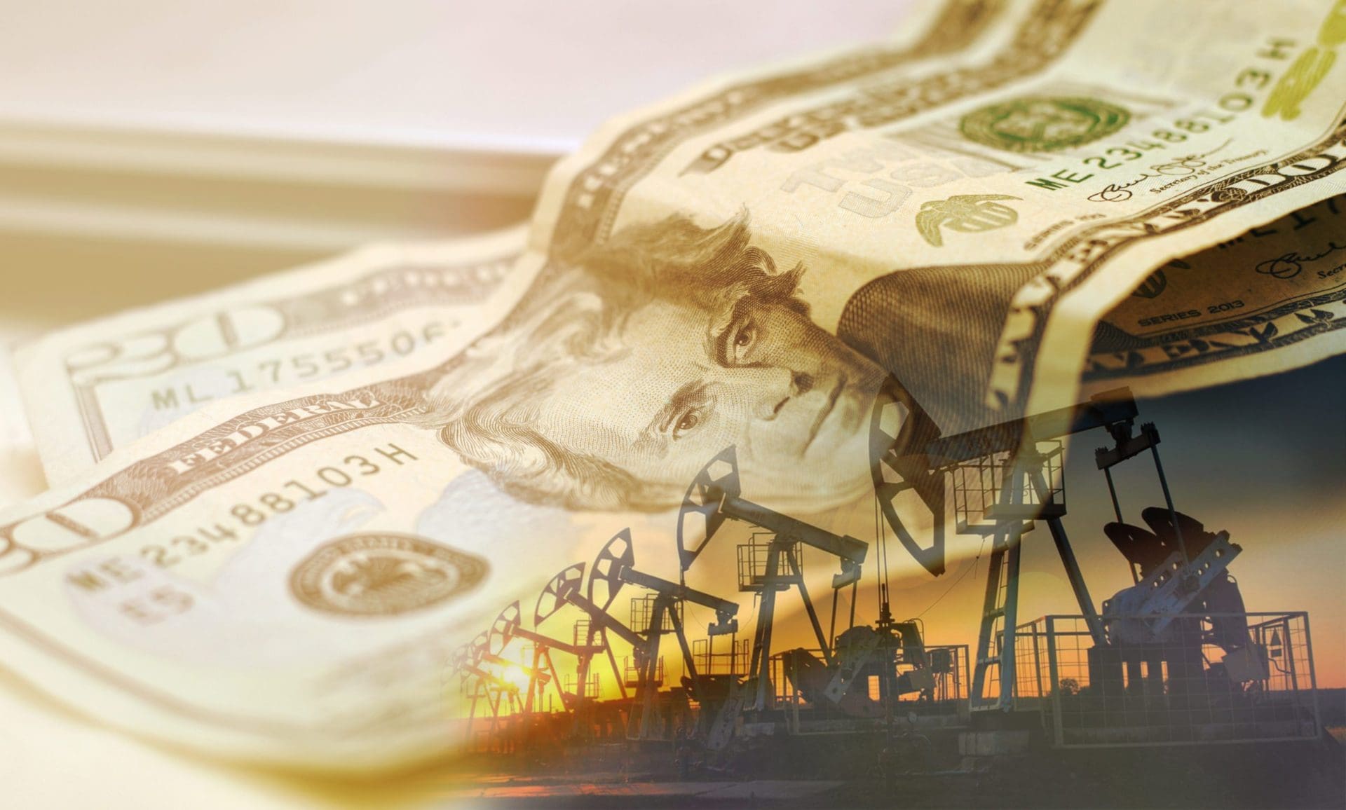 Petroleum,,Petrodollar,And,Crude,Oil,Concept,,Oil,Pump,On,Background