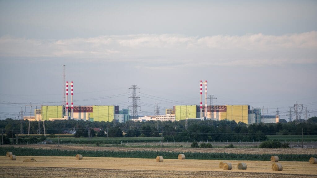 The Paks nuclear plant on 22 June 2018