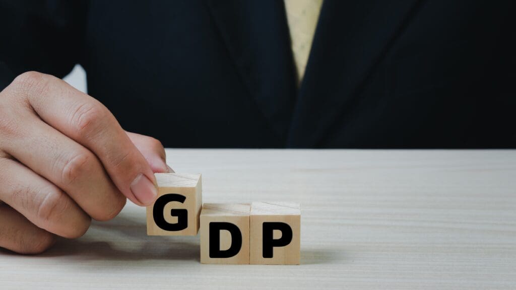 GDP growth illustration (Vecteezy)