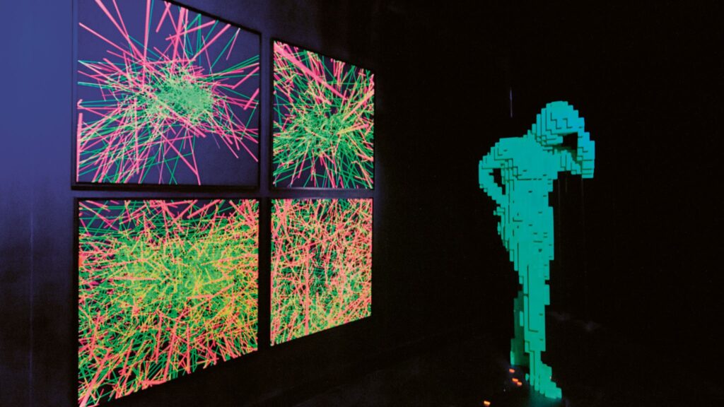 PIXELS – An Interactive Experience with the Creative Universe of AI, featuring Miguel Chevalier, Grand Palais Immersif, Paris, France, 5 November 2024