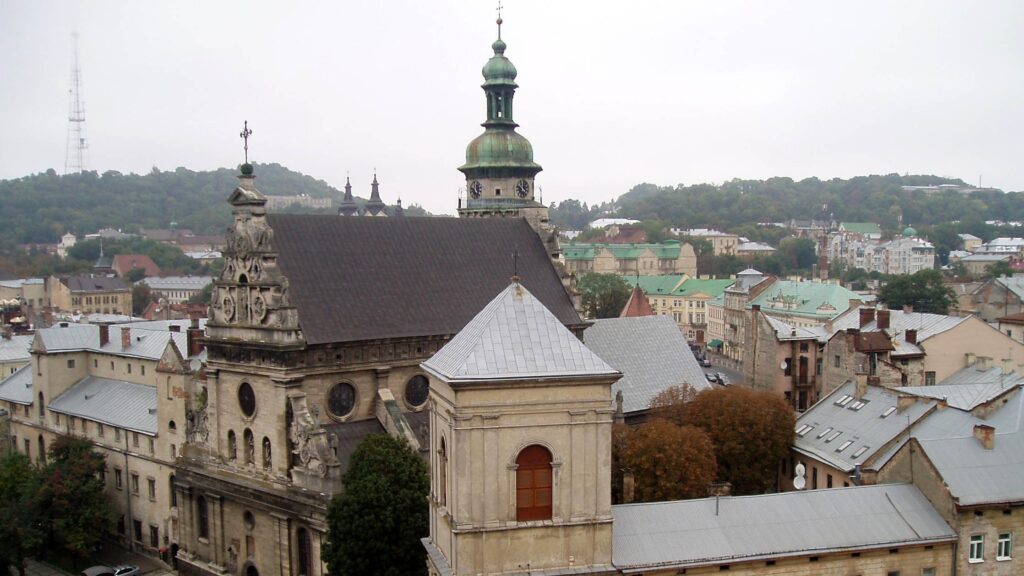 St. Andrew church and the Bernardine monastery
