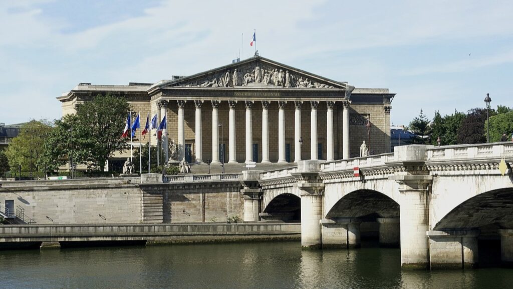 Palais Bourbon, meeting place of the French National Assembly