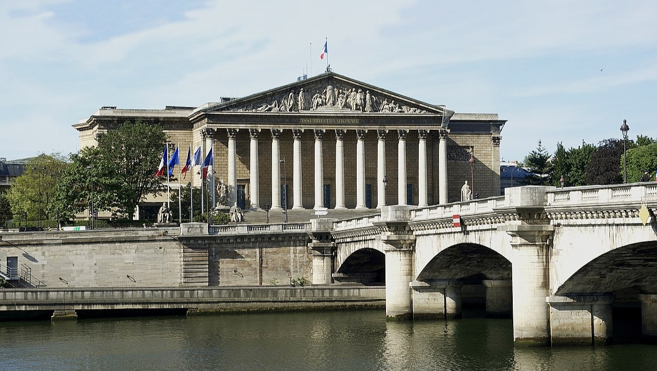 Palais Bourbon, meeting place of the French National Assembly