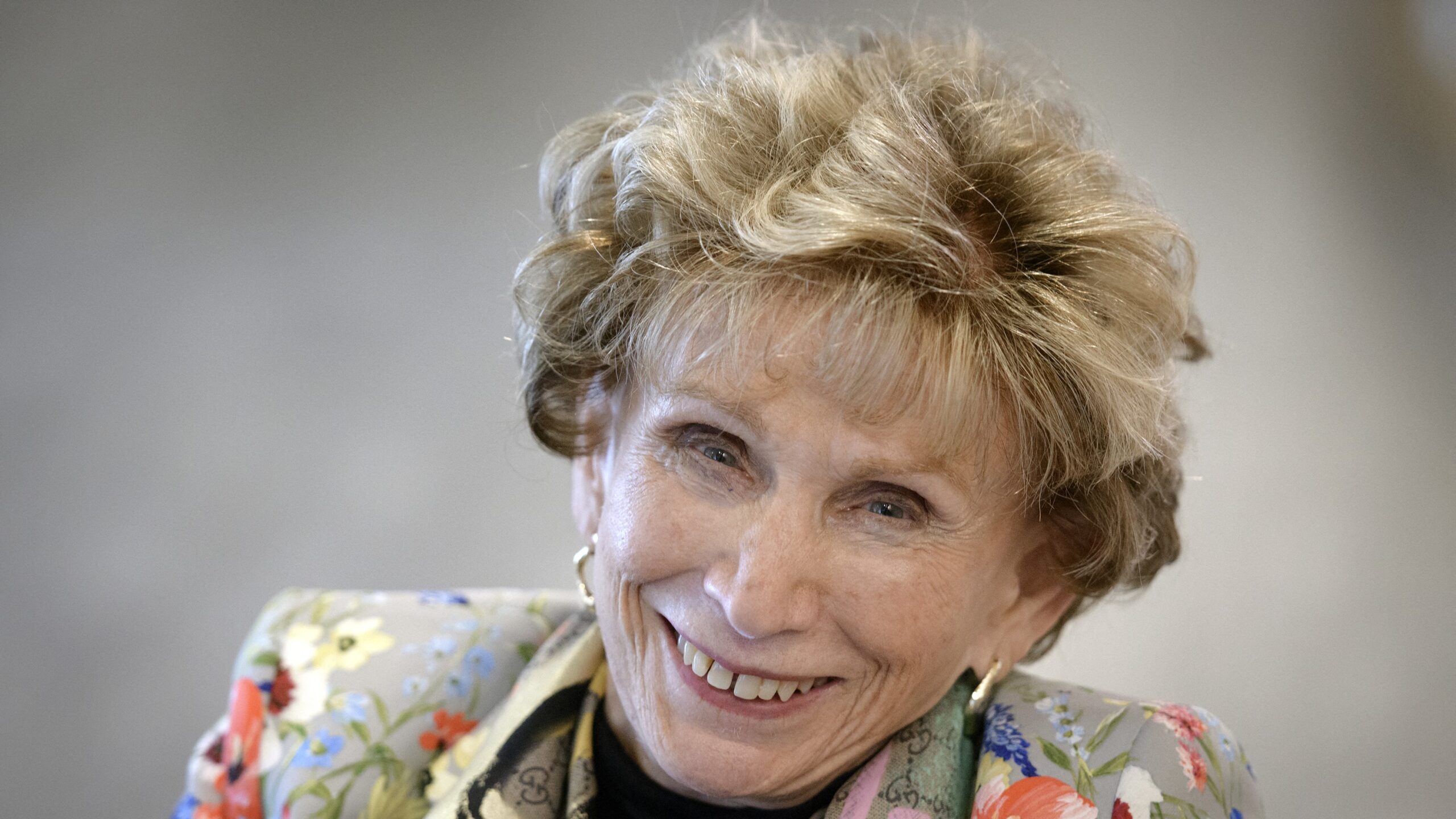 Clinical psychologist, professor and author Edith Eger poses during an interview with AFP on May 7, 2019, in Lausanne