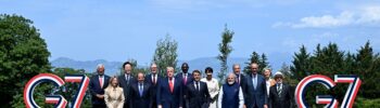 Family photo with partner G7 countries