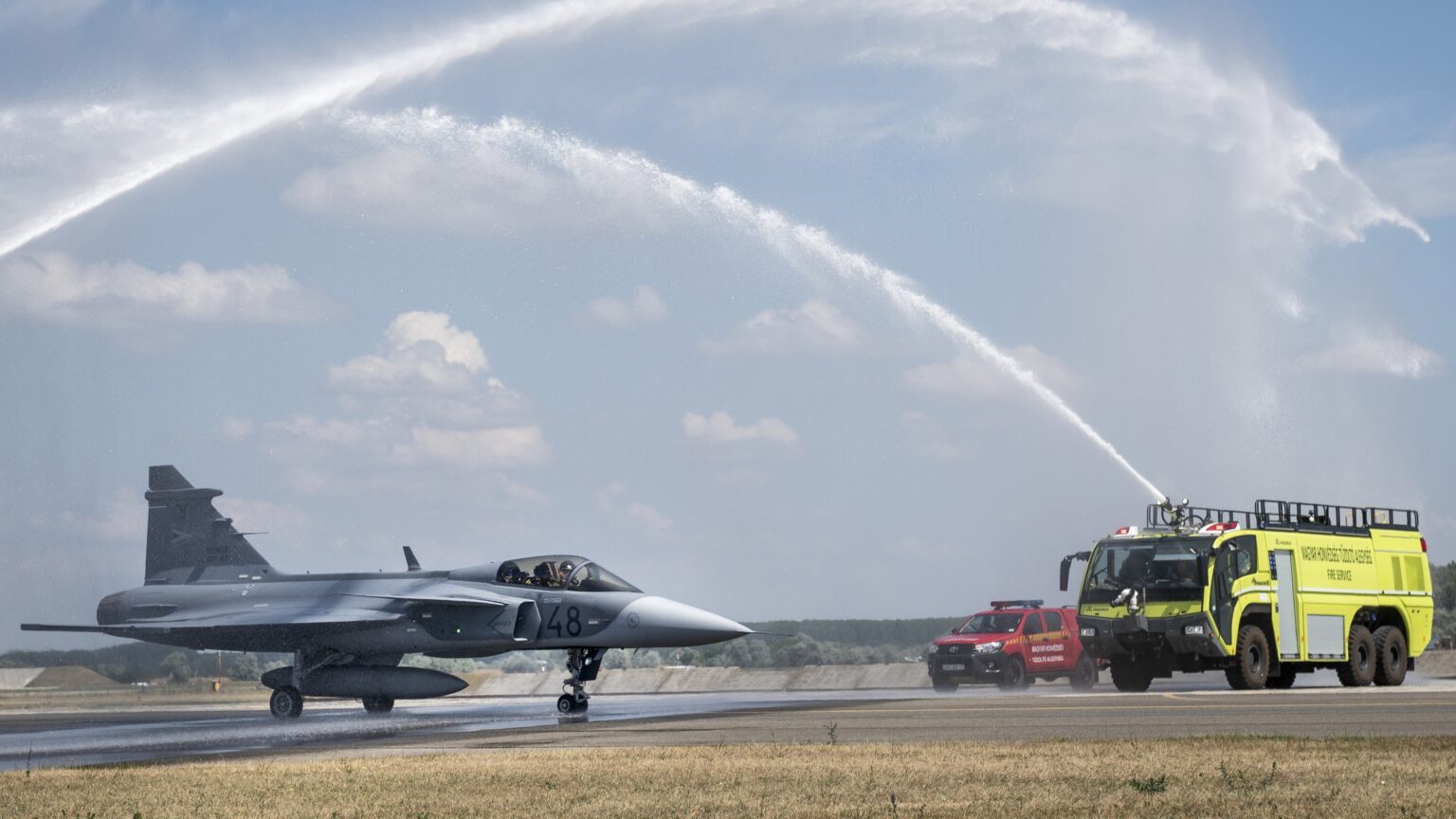 Hungarian Air Force Welcomes Two New Gripen Fighters at Kecskemét Air Base
