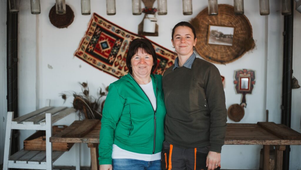 Mrs Gabriella Csomós Csontos and her daughter Zsanett Csontos
