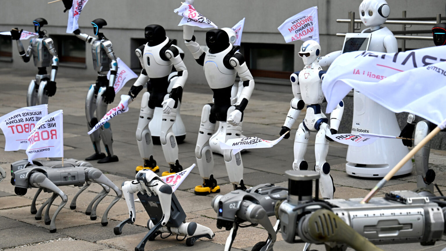 World’s First Robot Protest Hits Warsaw, Demanding Protection for Human Jobs